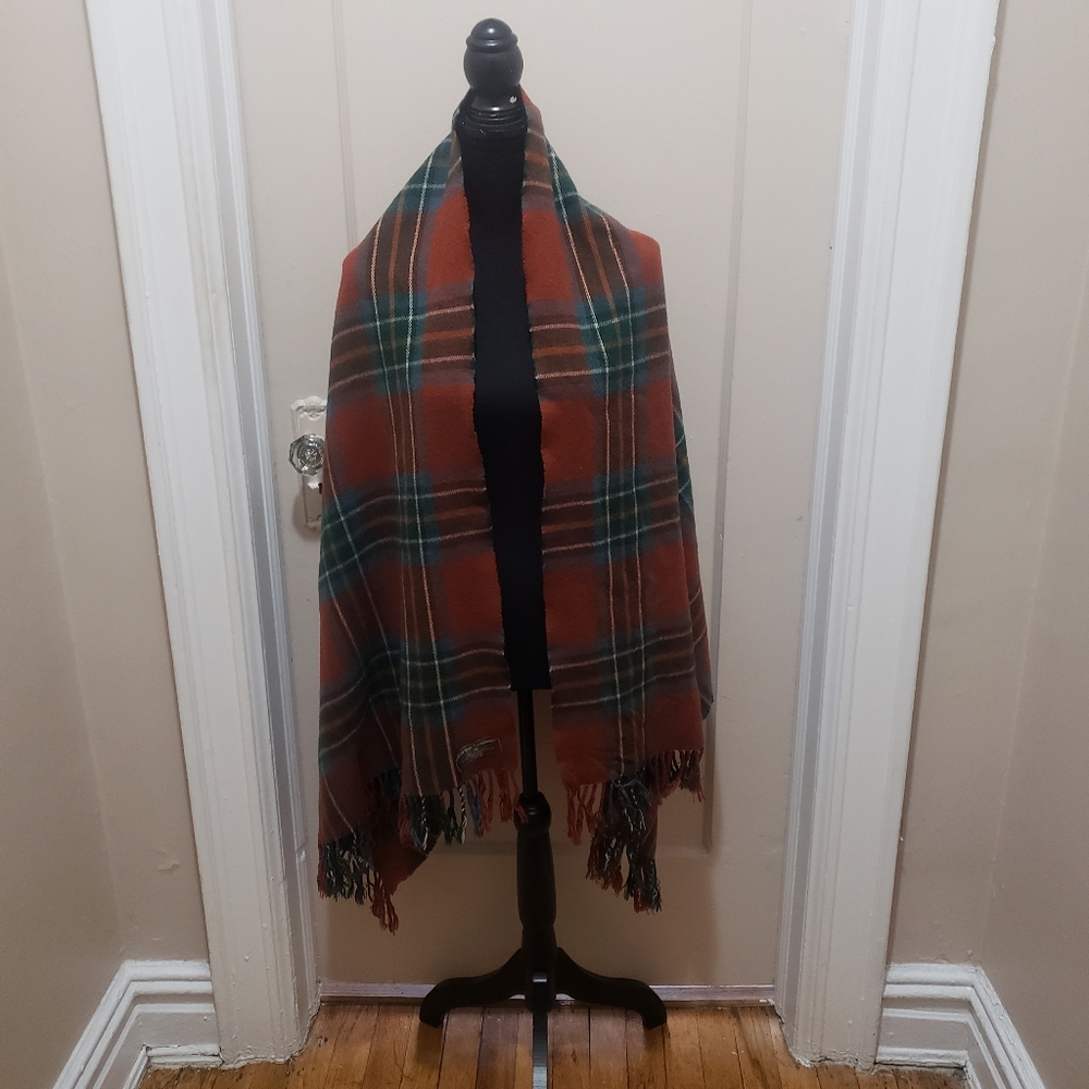 SOLD! SOFTER THAN CASHMERE Burnt Orange Scarf/Throw